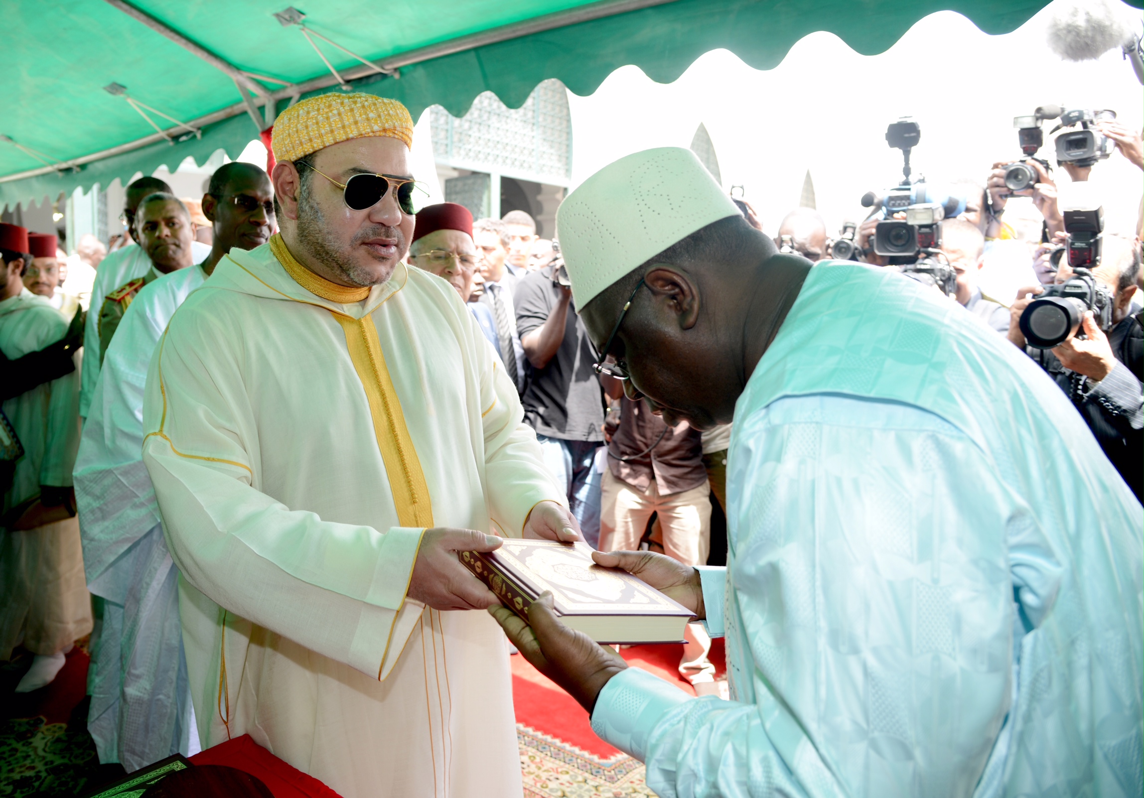 Mohammed VI au Sénégal. D. R.